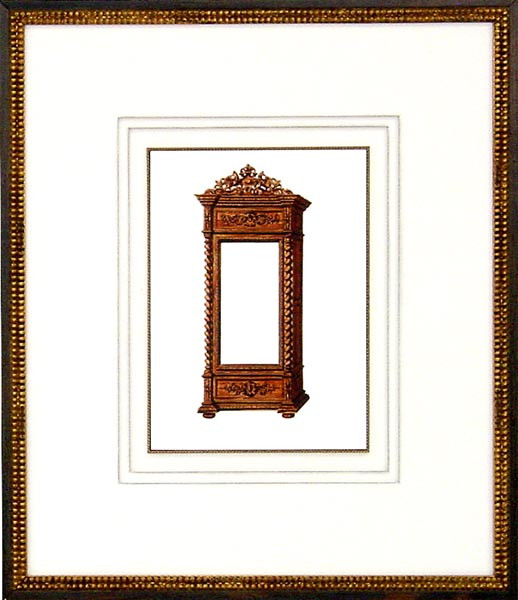 16478 ARMOIRE A GLACE VIEUX - 22X26