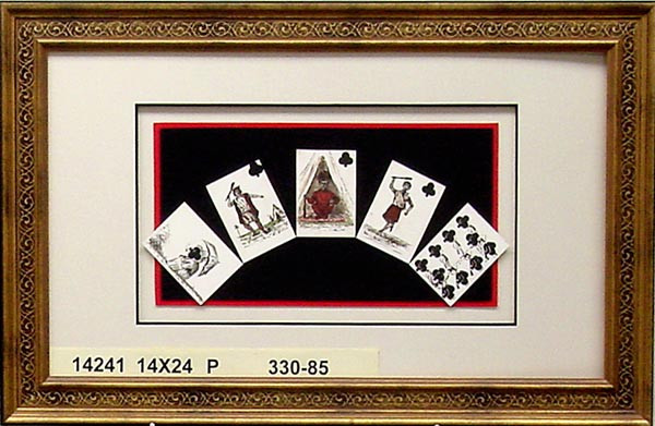 14241 THE ROYAL FLUSH (CLUB) - 14X24