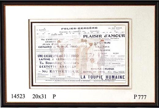 14523 PLAISIR D'AMOUR II - 20X31