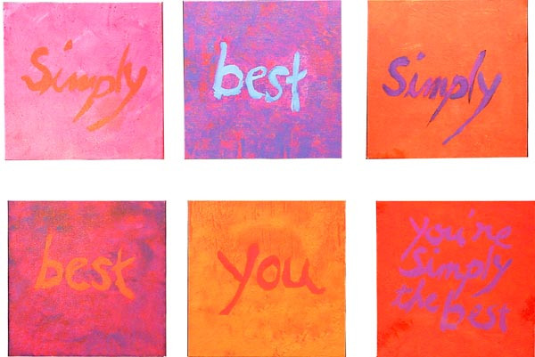 14562 SIMPLY BEST (A,B,C,D,E,F) - 14X14