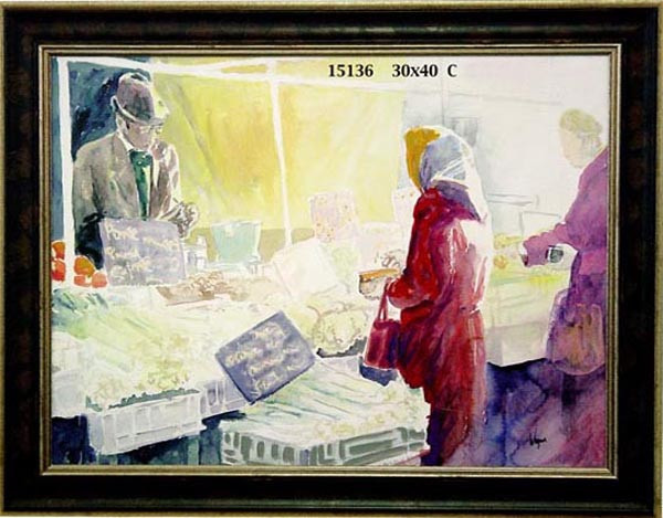 15136 FRUIT PEDDLER - 30X40