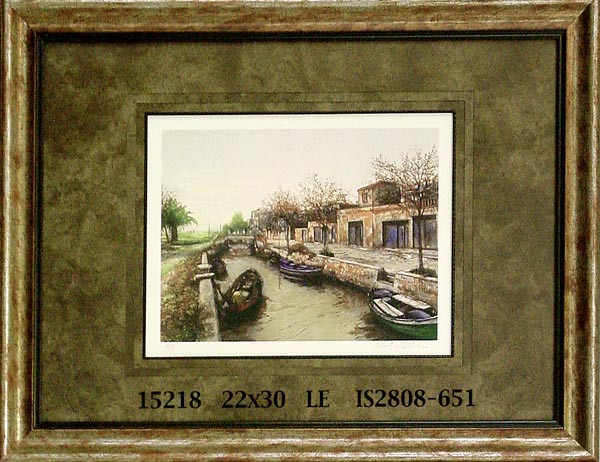 15218 AT THE CANAL I - 22X30