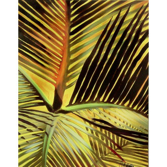 16471 GOLDEN FRONDS I - 22X28