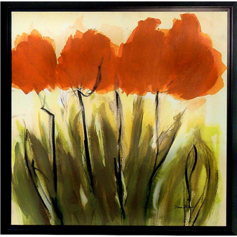 16606 FLORAL STROKES II - 31X31