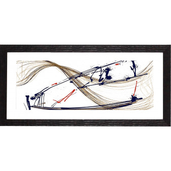 23624 WOODBLOCKS V  - 30X13