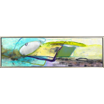 23773 BOOTCUTS I -Framed High Gloss Canvas- 71X19