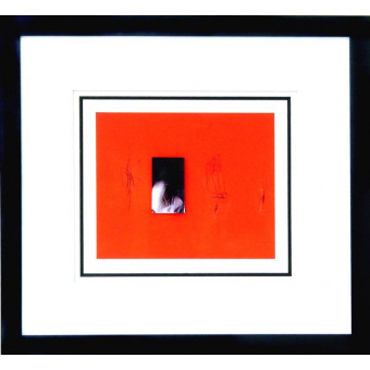 15967 BLACK ON RED ON WHITE I - 27X30