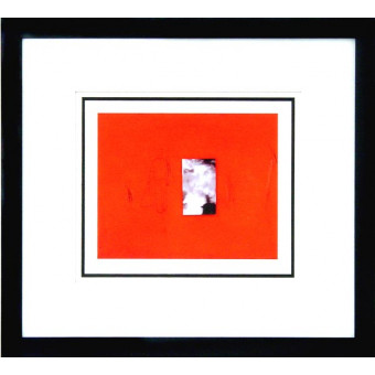 15968 BLACK ON RED ON WHITE II - 27X30