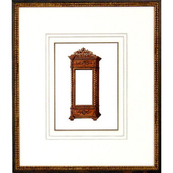 16478 ARMOIRE A GLACE VIEUX - 22X26