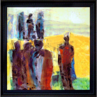 16602 DAWN AT SERENGETTI - 50X50