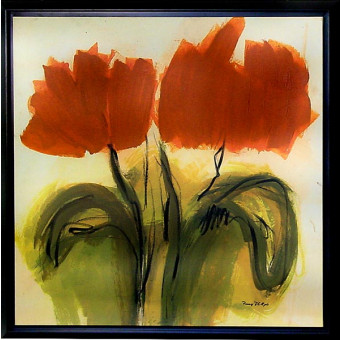 16605 FLORAL STROKES I - 31X31