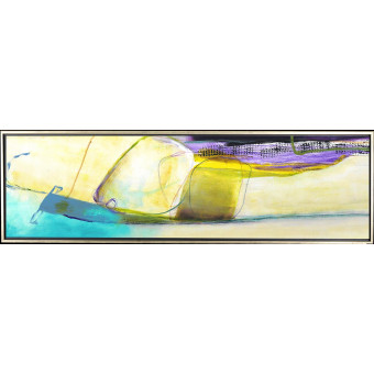 23774 BOOTCUTS II -Framed High Gloss Canvas- 71X19