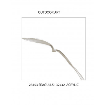 28453 (20842) - SEAGULLS OUTDOOR ART - 32 X 32