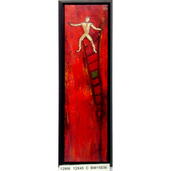 12906 RED LADDER - 13X46 (12904-12906 SOLD AS A SET ONLY)