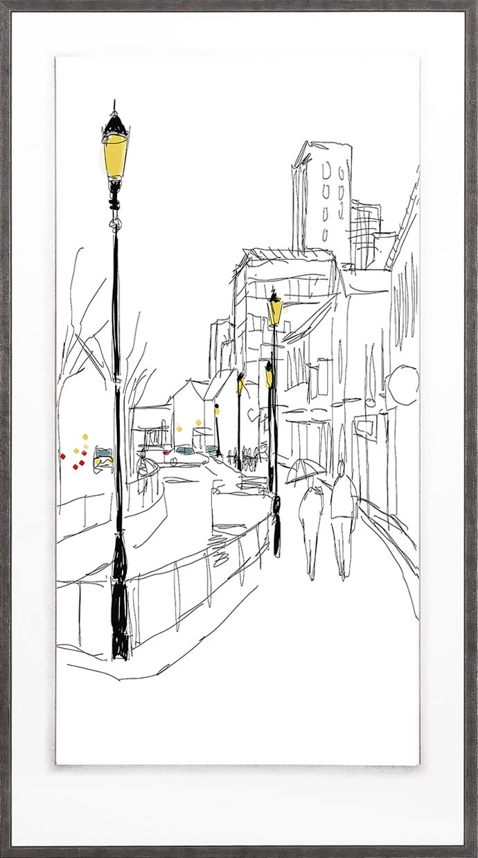Busy Street Sketch Stock Illustration 239129611  Shutterstock